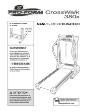 Pro-Form CrossWalk 380x Manuel De L'utilisateur