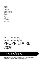Velec RX36 2020 Guide Du Propriétaire