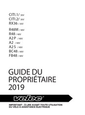 Velec A2 P 2019 Guide Du Propriétaire
