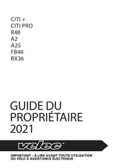 Velec CITI + 2021 Guide Du Propriétaire