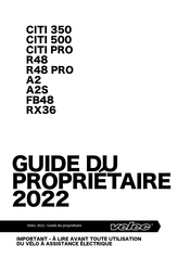 Velec FB48 2022 Guide Du Propriétaire