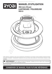 Ryobi RB101 Manuel D'utilisation