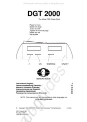 DGT 2000 Manuel D'utilisation