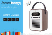 Stereoboomm wood-box plus Mode D'emploi