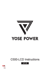 YOSE POWER C500-LCD Manuel D'utilisation