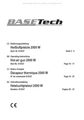 BASETech 812537 Notice D'emploi