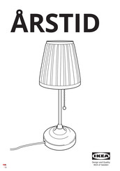 IKEA ARSTID Mode D'emploi