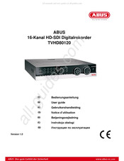 Abus TVHD80120 Notice D'utilisation