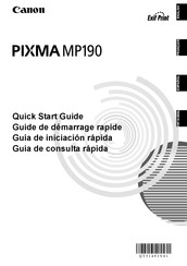 Canon PIXMA MP190 Serie Guide De Démarrage Rapide