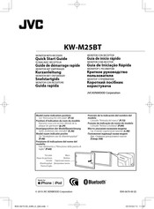 JVC KW-M25BT Guide De Démarrage Rapide