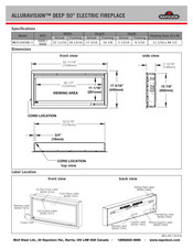 Napoleon NEFL50CHD-1 Manuel D'installation