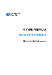 Dürkopp Adler M-TYPE PREMIUM Notice Complémentaire