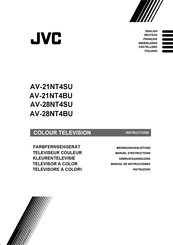 JVC AV-21NT4SU Manuel D'instructions