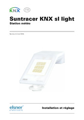 elsner elektronik Suntracer KNX sl light Installation Et Réglage