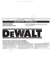 DeWalt DXH170FAVT Guide D'utilisation
