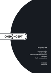 oneConcept Plug+Play FM Manuel