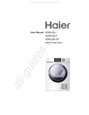 Haier HD80-26A-F Manuel