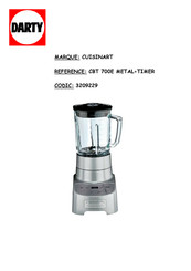 Cuisinart CBT700E Instructions