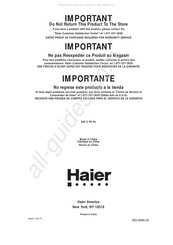 Haier HLT23E Guide De L'utilisateur