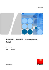 Huawei P6-U06 Foire Aux Questions