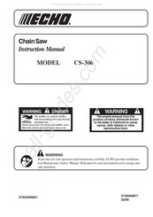 Echo CS-306 Manuel D'instructions