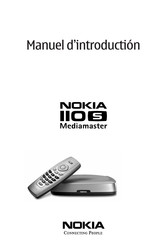 Nokia 110S Mediamaster Manuel D'introduction