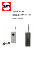 Philips SLV5405 Mode D'emploi
