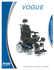 Pride Mobility Products VOGUE Manuel De L'utilisateur