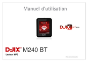 D-JIX M240 BT Manuel D'utilisation