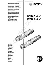 Bosch PSR 2,4 V Instructions D'emploi