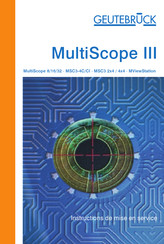 Geutebruck MultiScope III 16 Instructions De Mise En Service