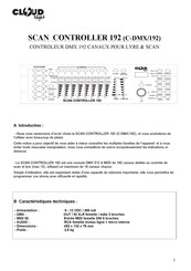 CLOUD Night C-DMX/192 Notice D'utilisation