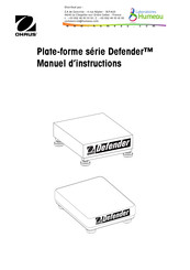 OHAUS Defender D250RX Manuel D'instructions