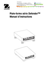 OHAUS Defender D150HX Manuel D'instructions