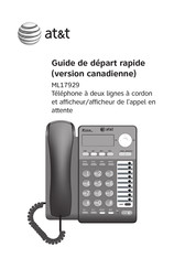 AT&T ML17929 Guide De Départ Rapide