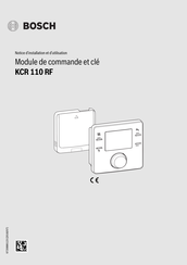 Bosch KCR 110 RF Notice D'installation Et D'utilisation