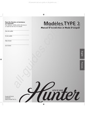 Hunter 27048 Manuel D'installation Et Mode D'emploi