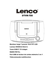 LENCO DTVR-700 Mode D'emploi