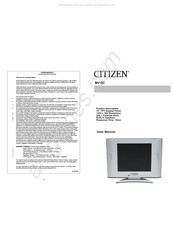 Citizen MV15C Mode D'emploi