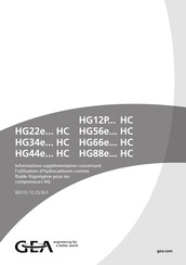GEA HG88e/2735-4 HC Manuel Supplémentaire