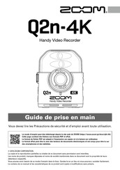 Zoom Q2n-4K Guide De Prise En Main