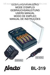 Alecto BL-319 Mode D'emploi