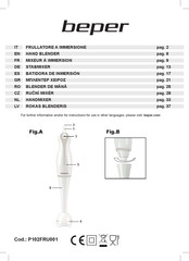 Beper P102FRU001 Manuel D'instructions