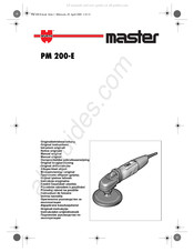 Würth master PM 200-E Notice Originale