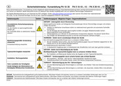 Pfannenberg PA X 20-10 Serie Notice Abrégée