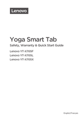 Lenovo Yoga Smart Tab YT-X705X Guide Rapide