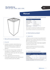 Itho Daalderop WPV 2G Manuel