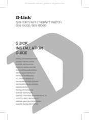 D-Link DES-1005D Guide D'installation