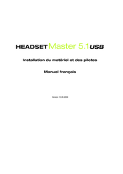 TerraTec Headset Master 5.1 USB Manuel