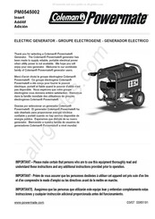 Coleman Powermate PM0545002 Manuel